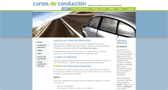 Desktop Screenshot of cursosconduccion.com